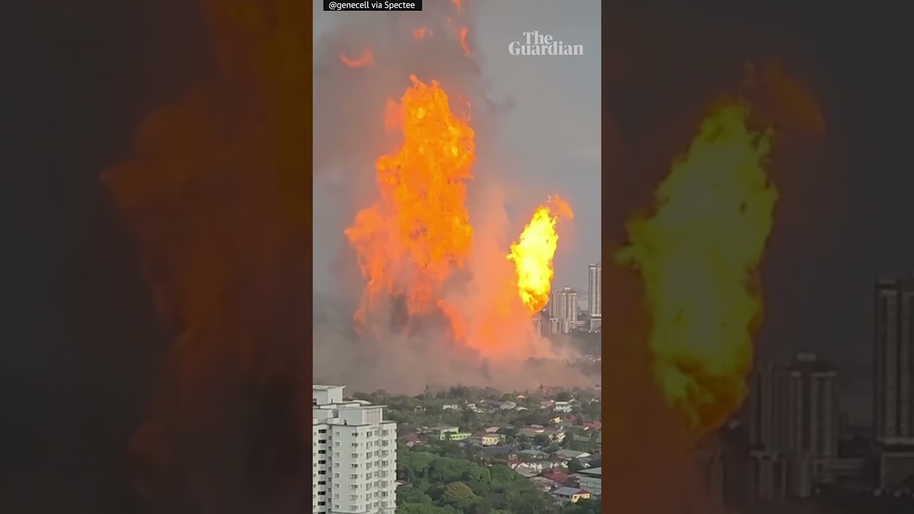 Huge fireball after Petronas gas pipeline leak in Malaysia