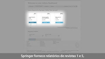 Springer for R&D Tutorial 06 The Admin Dashboard (Portuguese subtitle)