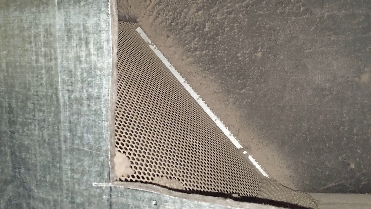 Return air duct obstruction YouTube