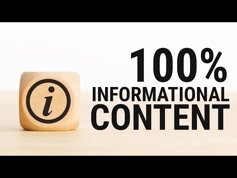 100% INFORMATIONAL Content - Advanced Affiliate Marketer - Shawna Newman - Authority Site
