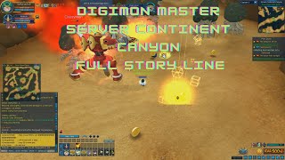 Digimon Masters Server Continent Canyon Full StoryLine