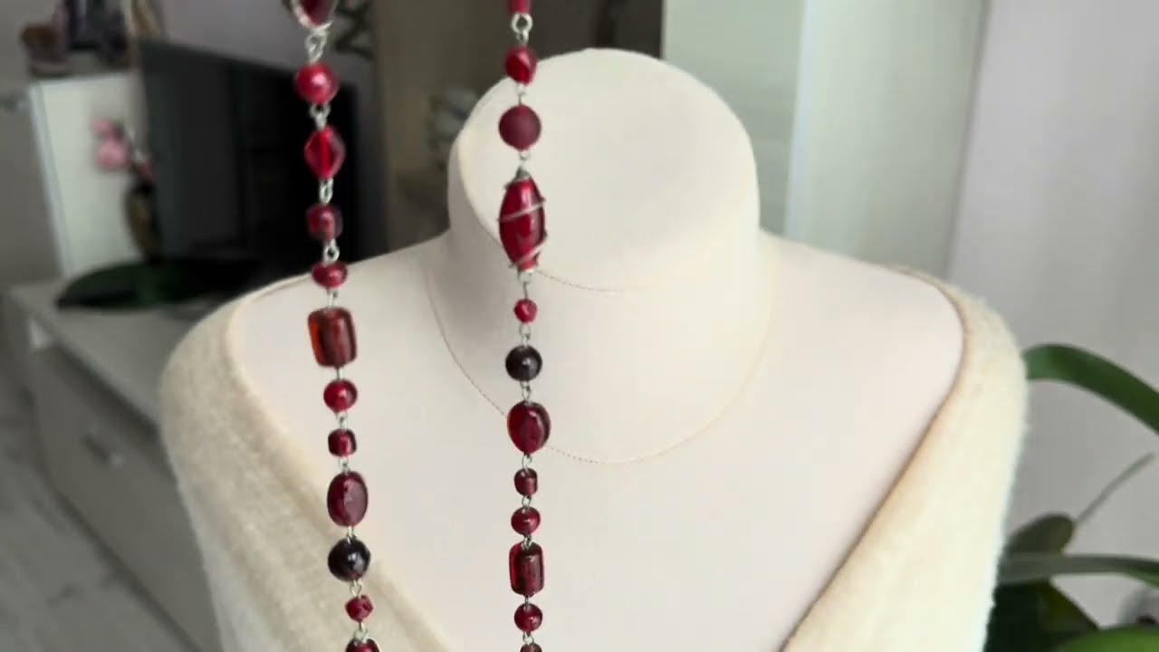 Намистотерапія… Було-стало… Оновлені прикраси для Анни…