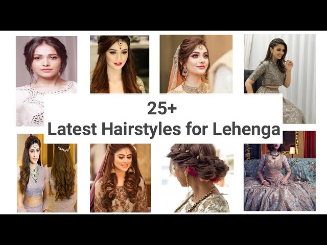 What should the hairstyle be when wearing lengha? - Quora