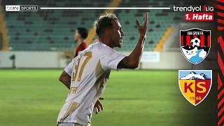 Vanspor FK -  Kayserispor | 1. Hafta Maç ÖZETİ | Trendyol 1. Lig - 2026/27