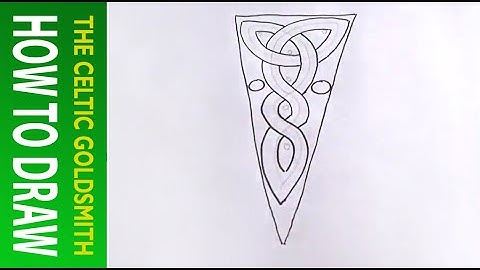How to Draw Celtic Patterns 107 - Triquetra interlace from Book of Kells 2of7