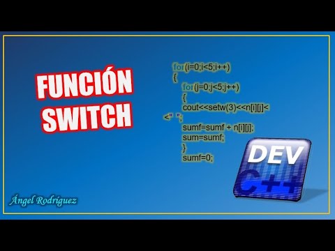 DEV C++ - Función Switch - YouTube