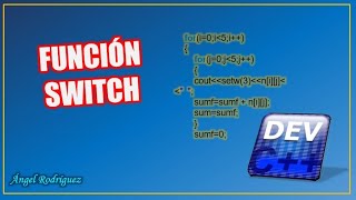 DEV C++ - Función Switch