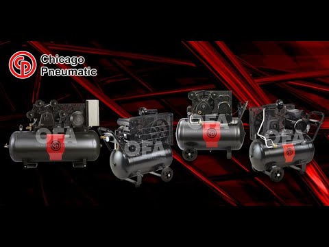 Chicago Pneumatic Piston Compressor Overview - YouTube