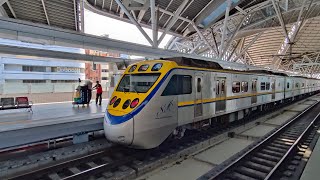 2183次EMU800型“小小兵”區間車台中進站+出站