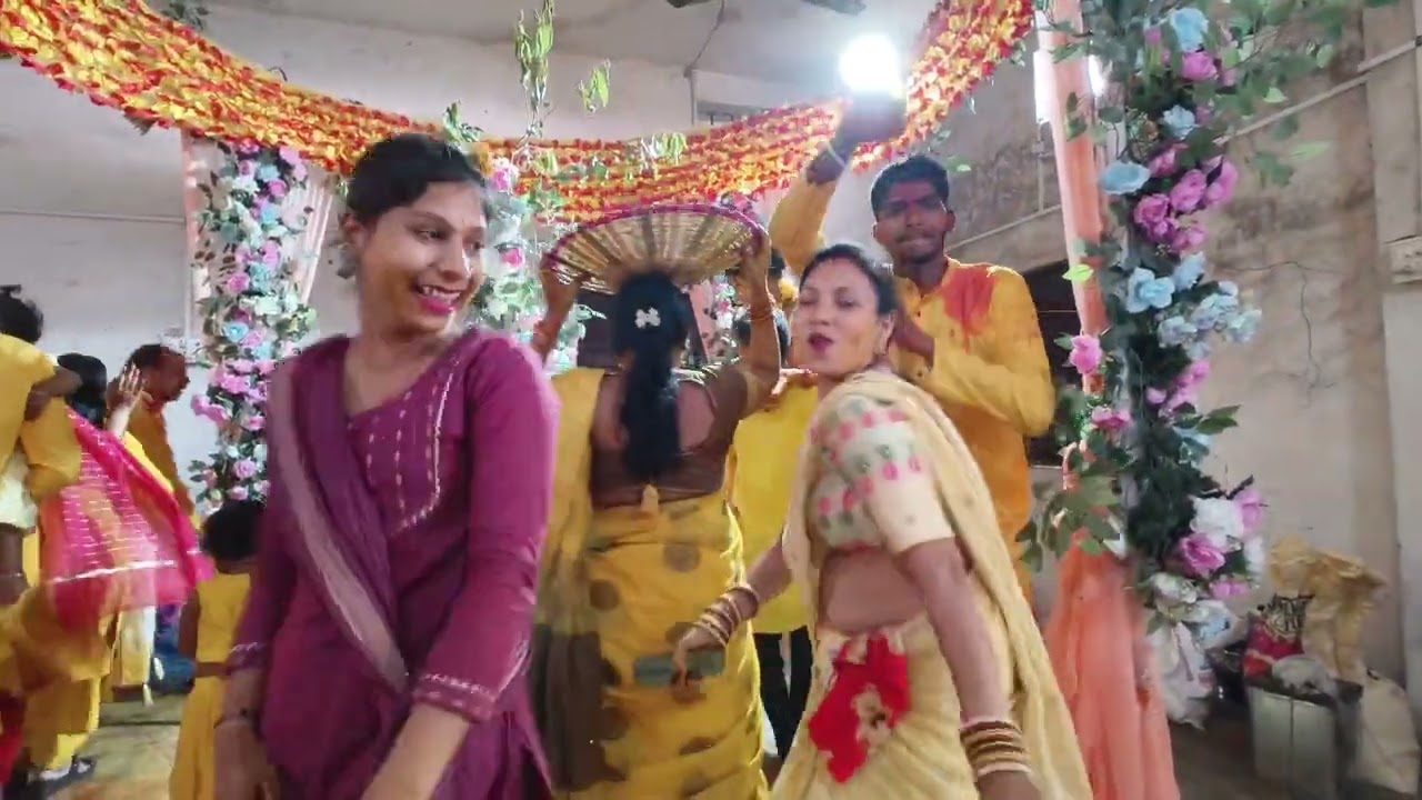 Pooja ki sadi part 3 haldi rasam