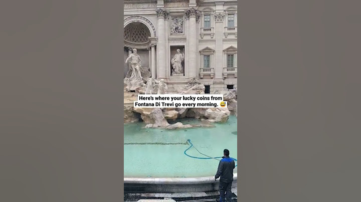 This is how famous Fontana Di Trevi in #rome looks like every morning. #italy #travel #shorts