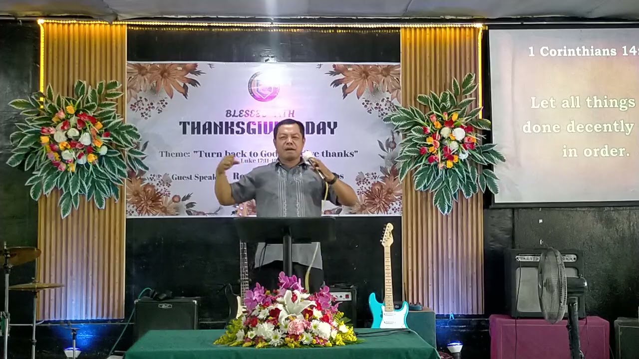 OUR GOD is the GOD OF ORDER AND PEACE (1 Cor. 14:40) | Pastor Junas Catubig 