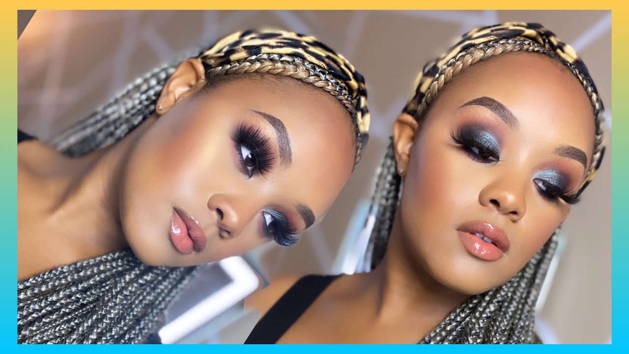 QUICK TUTORIAL BEFORE THE HURRICANE GREEN SMOKEY EYE + ORANGE LIP TIPS *VERY DETAILED EYESHADOW LOOK