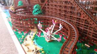 This is a pure LEGO Wooden Roller Coaster inspired by El Toro at Six Flags. Model is made out of little under 90 000 pieces and ...