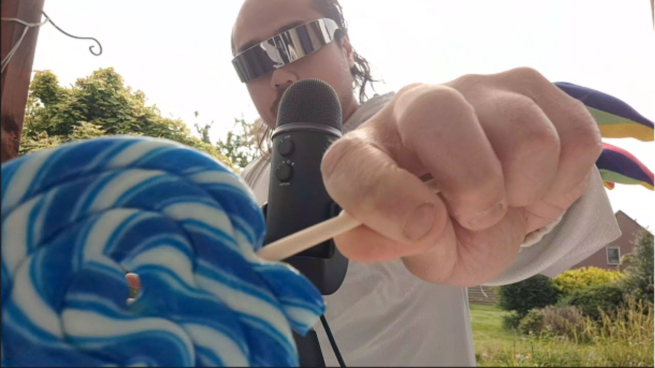 ASMR Huge Cookies & Cream Lollipop 🍭 Fast & Agressive Eating Sounds