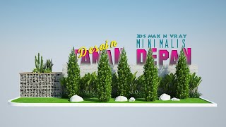 DESAIN TAMAN MINIMALIS DEPAN RUMAH