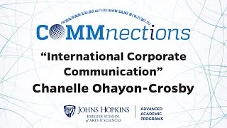 COMMnections presents Chanelle Ohayon-Crosby on Corporate Communication in Asia.
