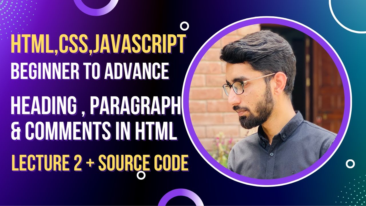 HTML Tutorial For Beginners in Hindi | Lecture 2 | Heading tags ...