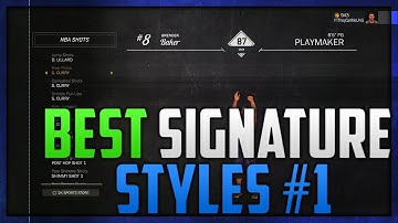 NBA 2K17 BEST SIGNATURE STYLES! ATTRIBUTE & SIGNATURE STYLES UPDATE #1