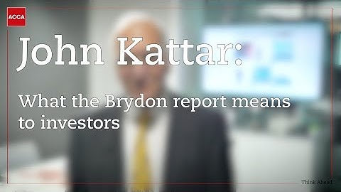 John Kattar: What the Brydon recommendations mean to investors