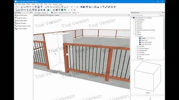 Railings and Columns on HomeDesigner