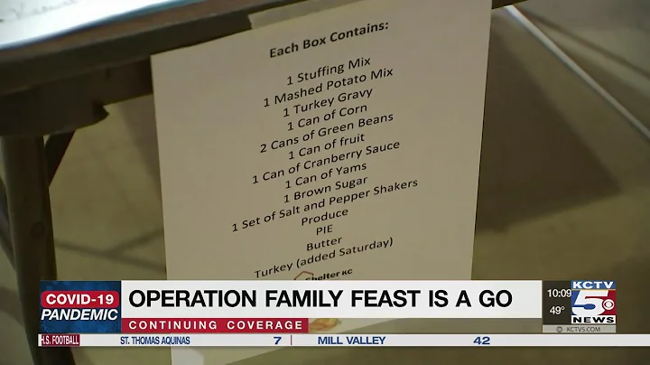 Shelter KC, volunteers from churches prepare to deliver hundreds of Thanksgiving meals