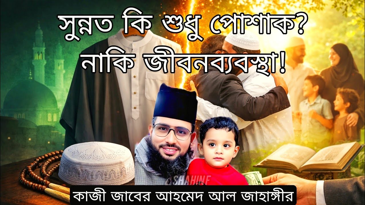 মহানবীর সুন্নত কি শুধু দাড়ি, টুপি, জুব্বা? নাকি এর চেয়েও গভীর কিছু! |কাজী জাবের আহমেদ আল জাহাঙ্গীর