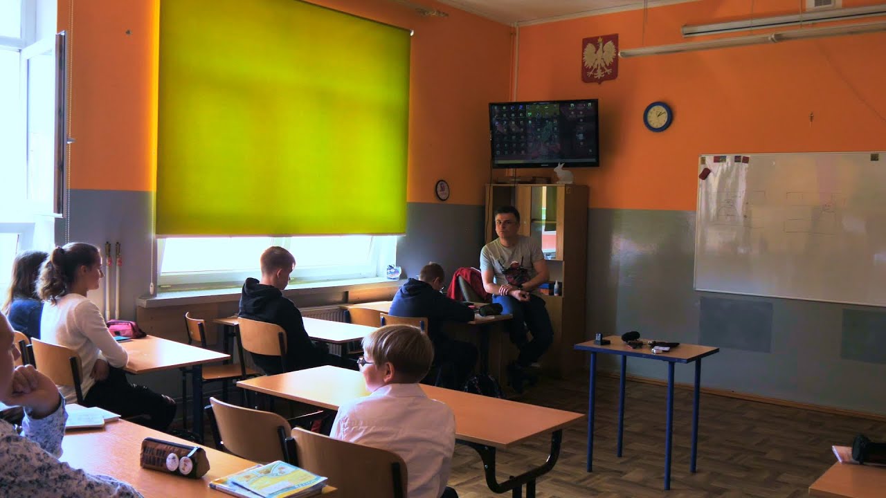 Zajęcia z dziennikarzem w SP1