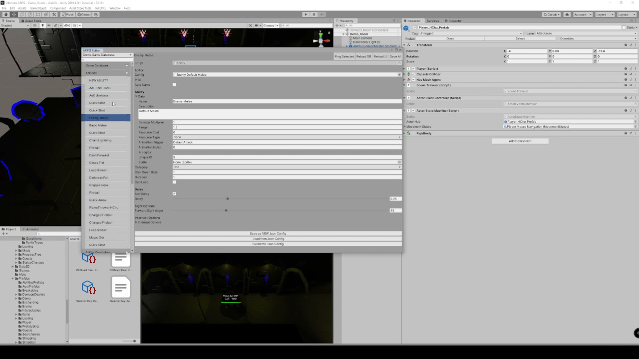 Classic ARPG Framework - Database Editor