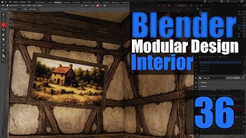 Blender Modular Design (Interior) - 36 Additional Detail and Decoration