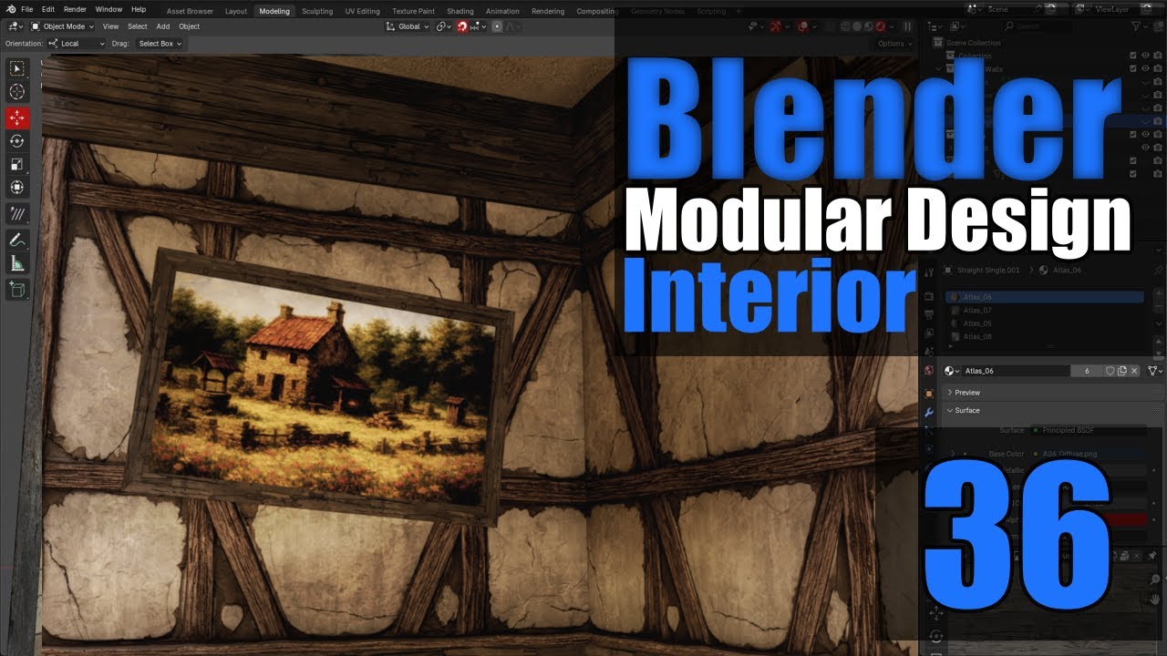 Blender Modular Design (Interior) - 36 Additional Detail and Decoration ...