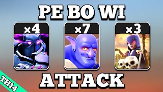 Most Powerful Strategy | Th14 Pekka Bowler Witch Attack Strategy  4 Pekka + 7 Bowler + 3 Witch