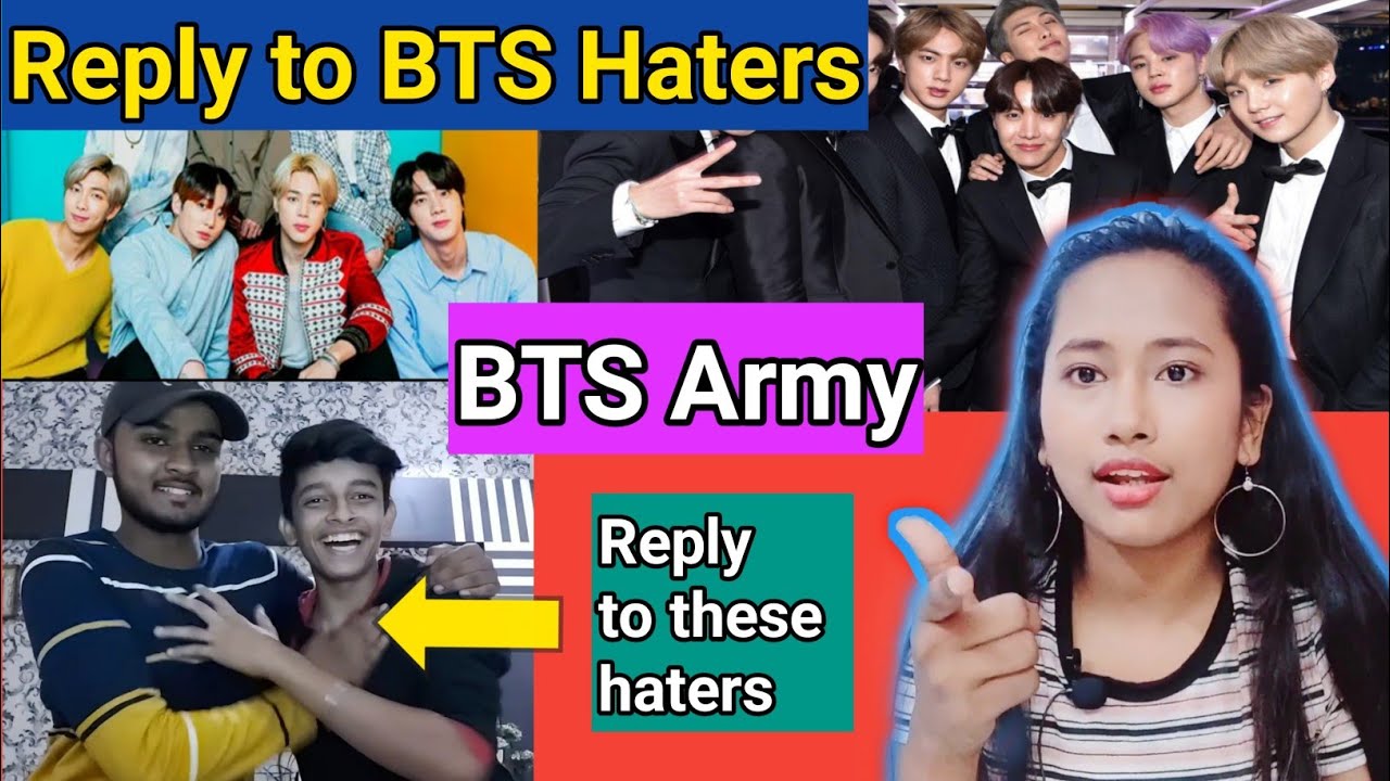 Roasting Bts Haters Hindi Bts Haters Roast My Reply To The Bts Hater Bts Bts Army Reply Youtube