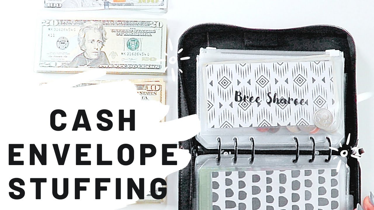 Cash Envelope Stuffing October Paycheck #1 | Single Mom Budget | Bree Sharee Plans