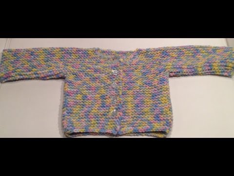 MAGLIA TUTORIAL: COME FARE UN CARDIGAN DA BAMBINO BAMBINA  (parte 1 di 2)