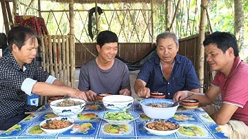 Đặc Sản Miền Tây với Món Tép Bạc Đất Kho Tiêu Thêm Nồi Canh Chua Bắp Chuối | Kho Quẹt Vlog T177