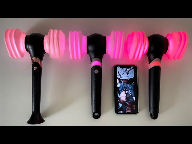 Blackpink Lightsticks Comparison (ver 2 YG 2022, ver 1, limited edition ver  2) - Talking Version 