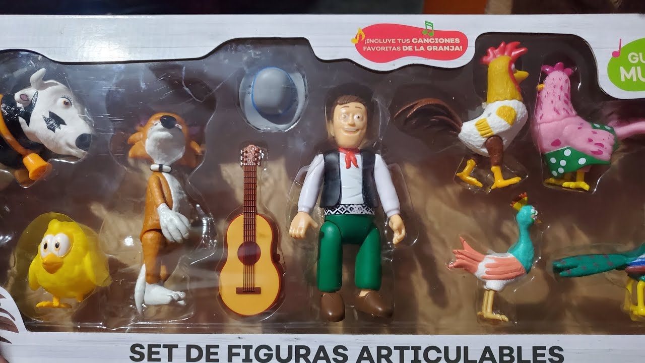 Compramos los juguetes de la granja de zenon para Tilin