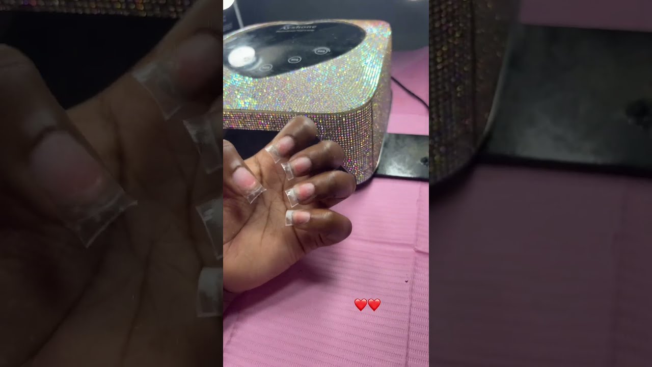 CLOCK ITTT Nails Nailtech Nailart Longnails Nailinspo Acrylicnails Clockit Cincy Red
