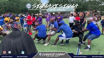 Phi Beta Sigma vs Iota Phi Theta Tug of War, TAMPA NPHC