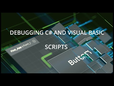 Debugging C# and Visual Basic scripts