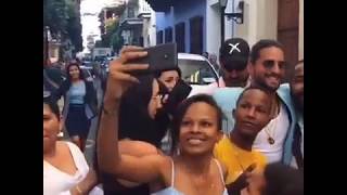Maluma por las calles de Cartagena 2019