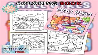 40 200G Cute Cat Ear Headphone Coloring Book Adorable Healing Style Cat Ear