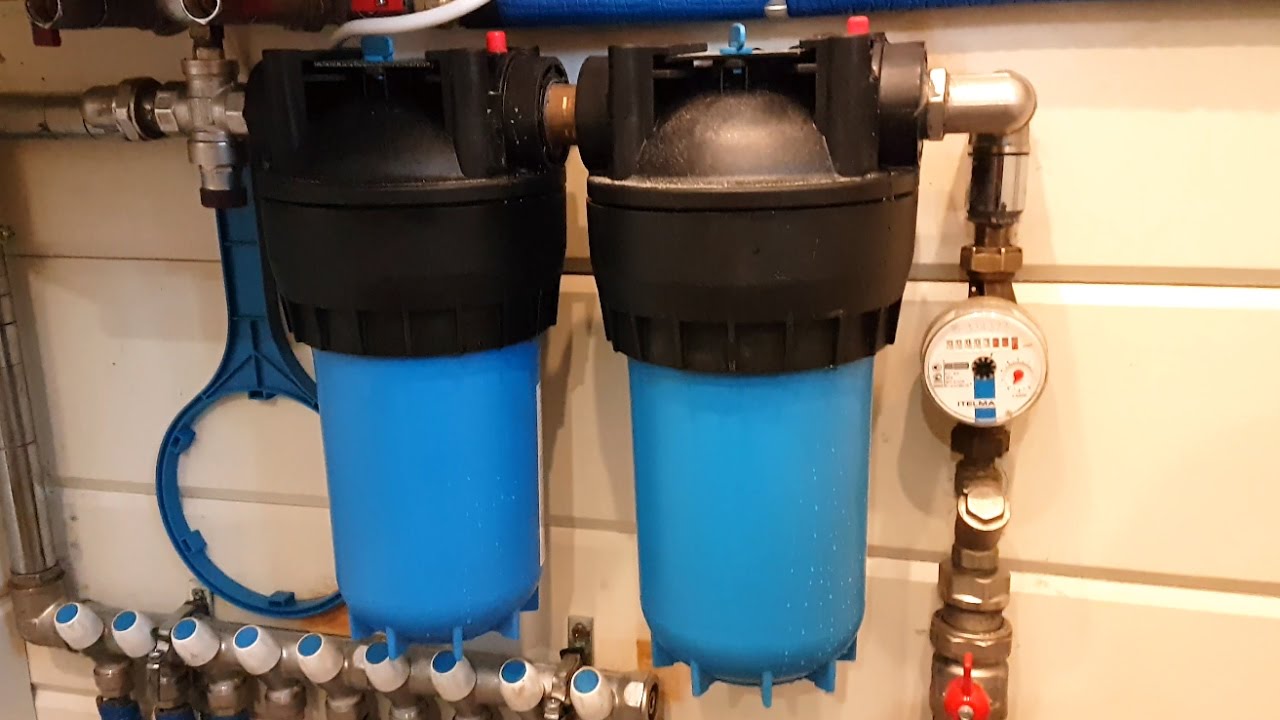 Фильтр для воды в дом из колодца. Фильтр для воды проточный 20". Фильтры для воды в частный дом. Магистральный фильтр для воды. Фильтр для воды в систему водоснабжения.