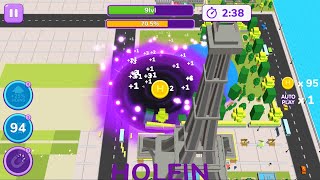 Hole.io [Holein] Map Control: 100.00% - Big Hole WORLD RECORD screenshot 3