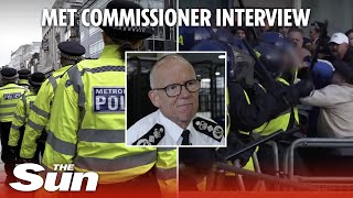 MET commissioner says police officers scared 