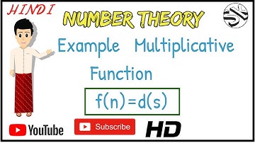 Example of multiplicative function f(n)= d(s)