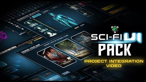 Sci-fi UI Pack -  Project Integration Video