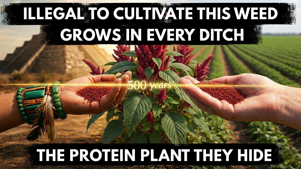 Illegal to Cultivate This Weed, Grows in Every Ditch: The Protein Plant They Hide