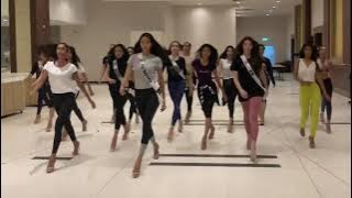 stan twitter: miss universe Thailand models walking to 'how you like that' by blackpink